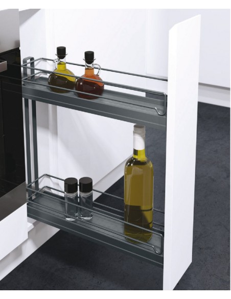 150mm VS Sub Slim Pull Out Vauth Sagel Storage Baskets Premea Lava 54512572