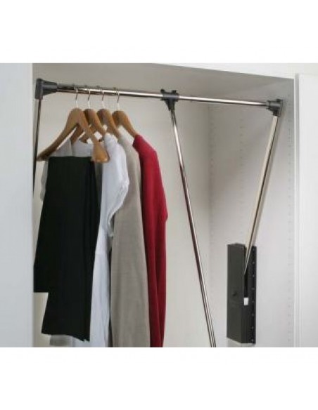 Servetto Pull Down Clothes Hanging Rail 770-1200mm Steel 880mm High 80520557