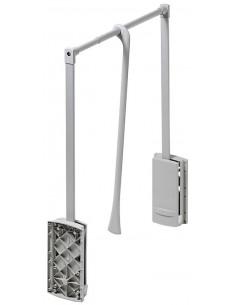 Servetto Pull Down Clothes Hanging Rail 770-1200mm Steel 880mm High 80520557 2