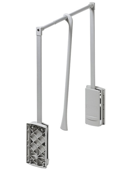 Servetto Pull Down Clothes Hanging Rail 770-1200mm Steel 880mm High 80520557