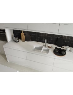Avanti White high gloss j pull 2