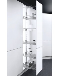 300mm Vauth-Sagel Larder Tall Kitchen 1700-1950mm Saphir Mesh Pull-Out 54749504