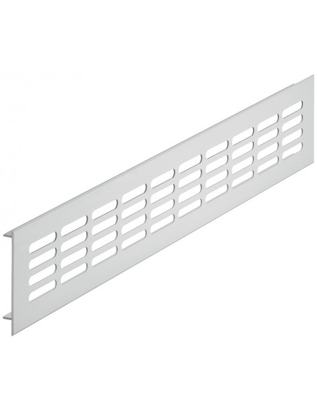 300x150mm Cabinet Vent Aluminium Silver Grill 178Cm2 Airflow Press Fit 57520952