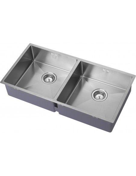 Zenuno15 400/400 Kitchen Sink 2.0 Bowl 1.2mm Stainless Steel 1810 ZD/4040/U15/S/084