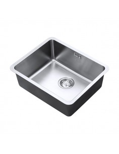 Luxsoplusuno25 500U Kitchen Sink 1.0 Bowl 1.2mm Stainless Undermount 1810 LPU/50/U25/S/354