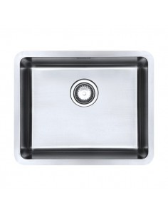 Luxsoplusuno25 500U Kitchen Sink 1.0 Bowl 1.2mm Stainless Undermount 1810 LPU/50/U25/S/354 2