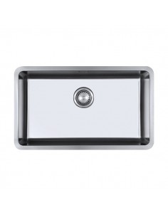 Luxsoplusuno25 700U Kitchen Sink 1.0 Bowl 1.2mm Stainless Undermount 1810 LPU/70/U25/S/355 2