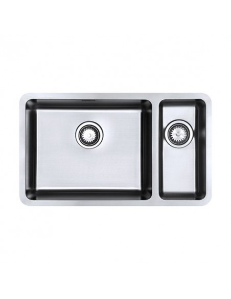 Luxsoplusduo25 500/180U Kitchen Sink 1.5 Bowl Undermount 1.2mm Stainless 1810 LPD/5018/U25/S/BBL/361