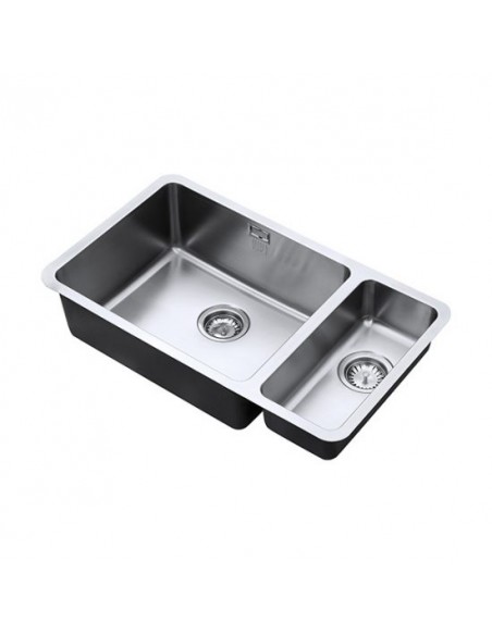 Luxso25 500/180U Kitchen Sink 1.5 Bowl Undermount 1.2mm Stainless 1810 LPD/5018/U25/S/BBL/361