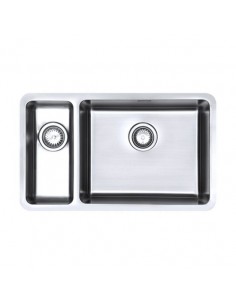 Luxsoplusduo25 180/500U Kitchen Sink 1.5 Bowl 1.2mm Stainless Steel LPD/1850/U25/S/BBR/360 2