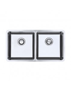 Luxso25 450/450U Kitchen Sink 2.0 Bowl Undermount 1.2mm Stainless 1810 LPD/4545/U25/S/363