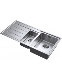Forzaduo 150i BBR Bowl Square Kitchen Sink 1.2mm Thick Steel 1810 FD/150/I/S/BBR/406 2