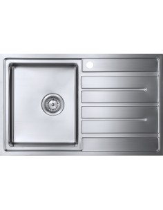Forzauno 1.0 Bowl Compact Kitchen Sink 800x500mm 1.2mm Stainless Steel FU/80/I/S/BBL/401