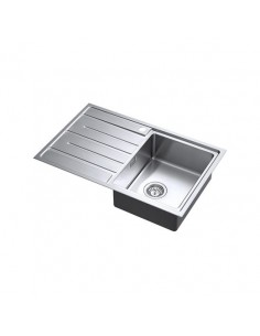 Forzauno 1.0 Bowl BBR Compact Kitchen Sink 800x500mm 1.2mm Stainless FU/80/I/S/BBR/402 2