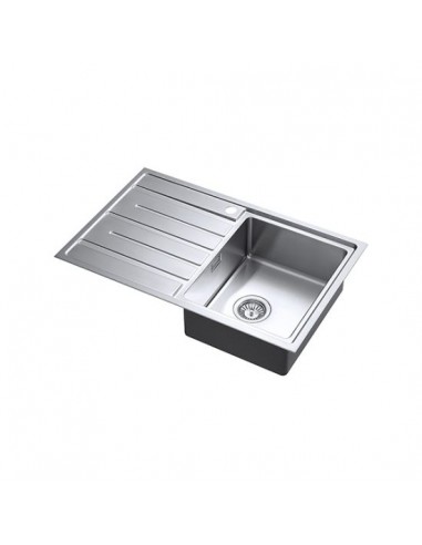 Forzauno 1.0 Bowl BBR Compact Kitchen Sink 800x500mm 1.2mm Stainless FU/80/I/S/BBR/402