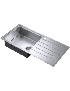 Forzauno 100i BBL Kitchen Sink 1000x500mm 1.0 Bowl 1.2 Stainless Steel FU/100/I/S/BBL/LGE/403 2