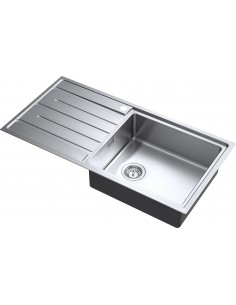 Forzauno 100i BBR Kitchen Sink 1000x500mm 1.0 Bowl 1.2 Stainless Steel FU/100/I/S/BBR/LGE/404 2