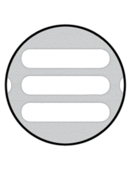 Ventilation Grill Light Alloy 1000 x 150mm Bevelled Matt Silver 490 Cm2