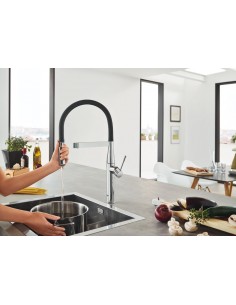 30294 DCP Brushed Steel Professional Spray Tap 2