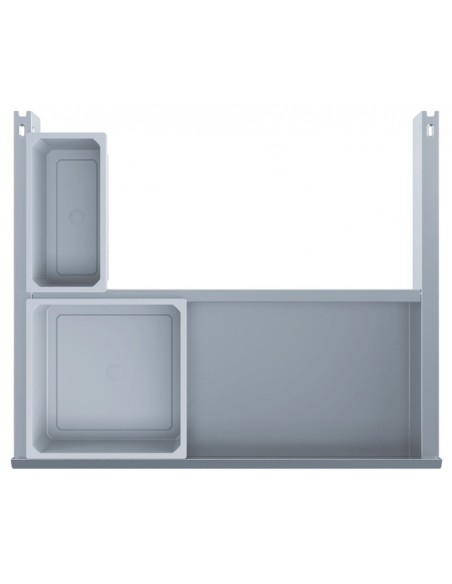 500mm VS Envi Drawer Pull-Out Waste Bin Accessory L/Grey Vauth Sagel