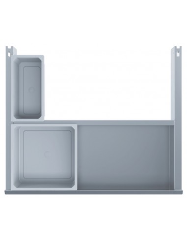 600mm Vauth-Sagel ENVI Drawer Kitchen Waste Bin Accessory Silver 50316973
