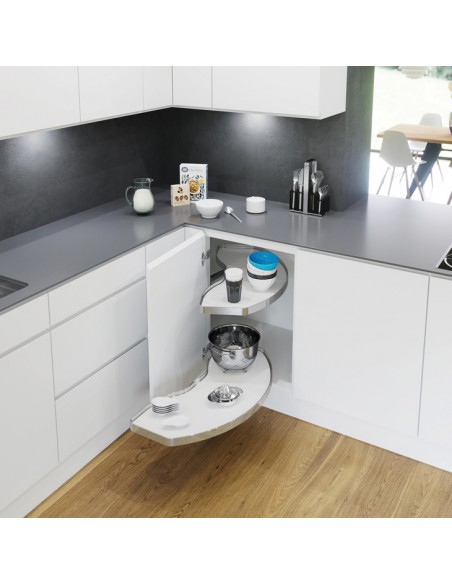 800mm VS Cornerstone Swing Vauth Sagel Kitchen Shelving 800mm White  54205290