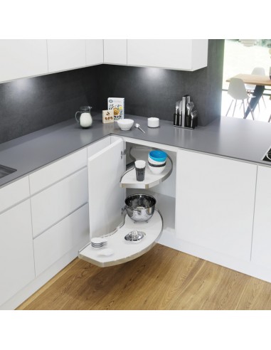 1000mm Cornerstone Swing White Corner Kitchen Storage Vauth Sagel 54205292