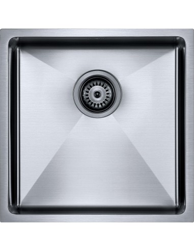 ZENUNO15 500U Gunmetal Kitchen Sink PVD 1.0 Bowl 1810 Company + Waste ZU/50/U15/GM/603