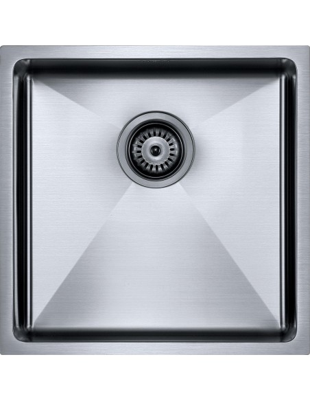 ZENUNO15 500U Gunmetal Kitchen Sink PVD 1.0 Bowl 1810 Company + Waste ZU/50/U15/GM/603