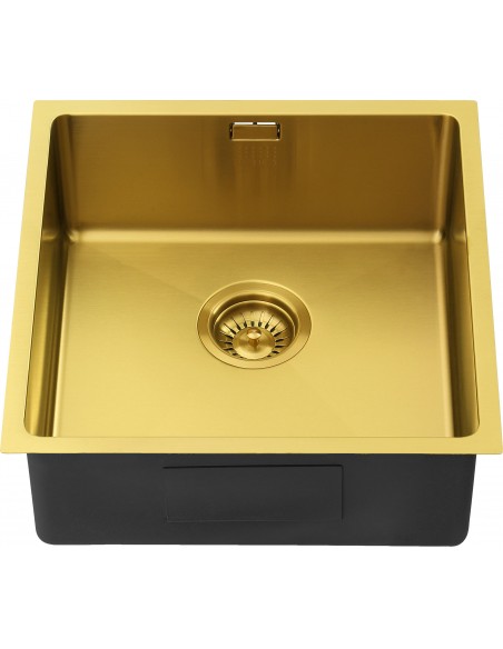ZENUNO15 400U Gold Kitchen Sink 1.0 Bowl 1810 PVD ZU/40/U15/GB/606