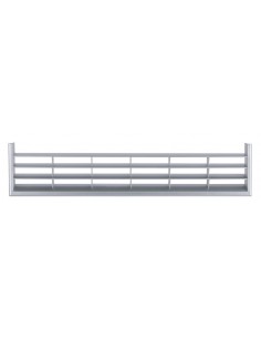 Kitchen Plinth Vent Stainless Steel Effect 367 x 79mm 200 Cm2 57179000 2
