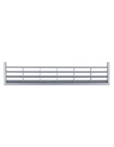 Kitchen Plinth Vent Stainless Steel Effect 367 x 79mm 200 Cm2 57179000