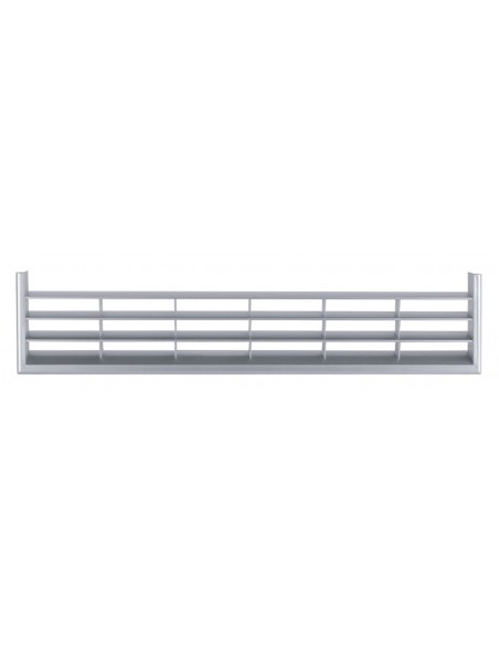 Kitchen Plinth Vent Stainless Steel Effect 367 x 79mm 200 Cm2 57179000