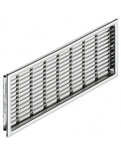 Ventilation Grille Chrome 170 x 42mm Recess Mounting Plinths  / Units 57154220