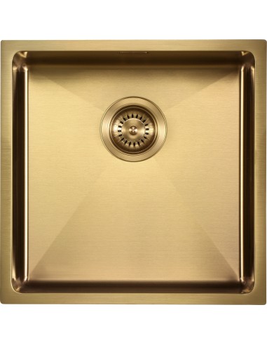 ZENUNO15 400U Gold Kitchen Sink 1.0 Bowl 1810 PVD ZU/40/U15/GB/606
