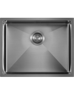 ZENUNO15 500U Gunmetal Kitchen Sink PVD 1.0 Bowl 1810 Company + Waste ZU/50/U15/GM/603 2