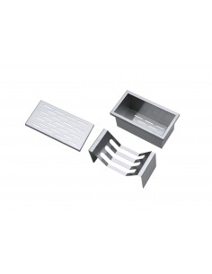 Champagne Trough Channel Accessories Only Stainless-Steel 1810 Company Showing PACK 1 2