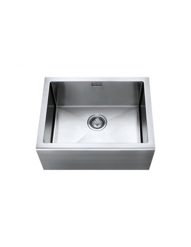 ZENUNO15 600U Belfast Stainless Steel Kitchen Sink 1810 Company ZU/600/15/BEL/S/860