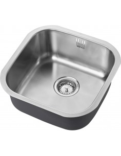 Etrouno 400U Kitchen Sink 1.0 Bowl  Undermount 1.2mm Stainless 1810 EU/40/U/MS/036