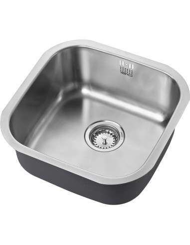 Etrouno 400U Kitchen Sink 1.0 Bowl  Undermount 1.2mm Stainless 1810 EU/40/U/MS/036