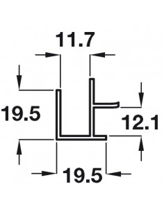 90° End or corner connector 2