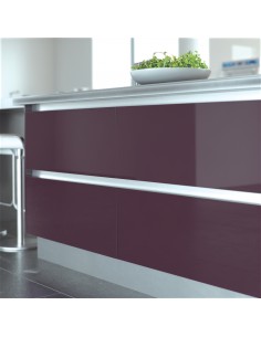 Kitchen Plinth Panel Aluminium 3mx150mm Decorative Silver 71335401