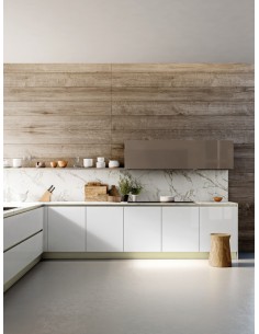 Decorative Brushed Brass Plinth Kitchen Panel 3m Aluminium 2