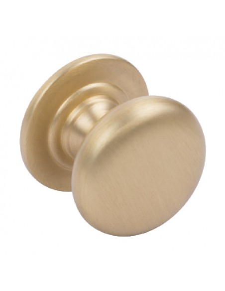 Brushed Brass 30mm Knob