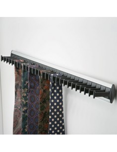 Pull-Out Tie Rack Storage 28 Ties Wardrobe Door Panels Side Mount 80722931