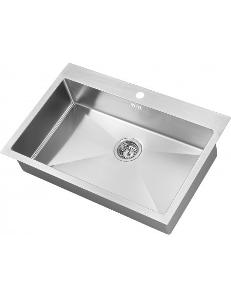 ZENUNO15 700I-F Kitchen Sink 1.2mm Stainless Steel Waste & Plumbing ZU/70/IF/U15/S/099