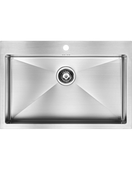 ZENUNO15 700I-F Kitchen Sink 1.2mm Stainless Steel Waste & Plumbing ZU/70/IF/U15/S/099