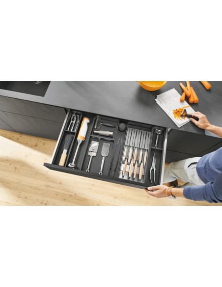 Blum Ambia-Line Knife Block Holder Legrabox Drawers 450mm Depth Grey ZC7M0200