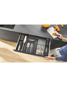 Legrabox Ambia-line drawer cutlery inserts & knife block set 2