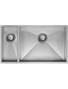 ZENDUO 180/550U Kitchen Sink 1.2mm Stainless Steel 1.5 1810 Company ZD/1855/U/S/BBR/029 2
